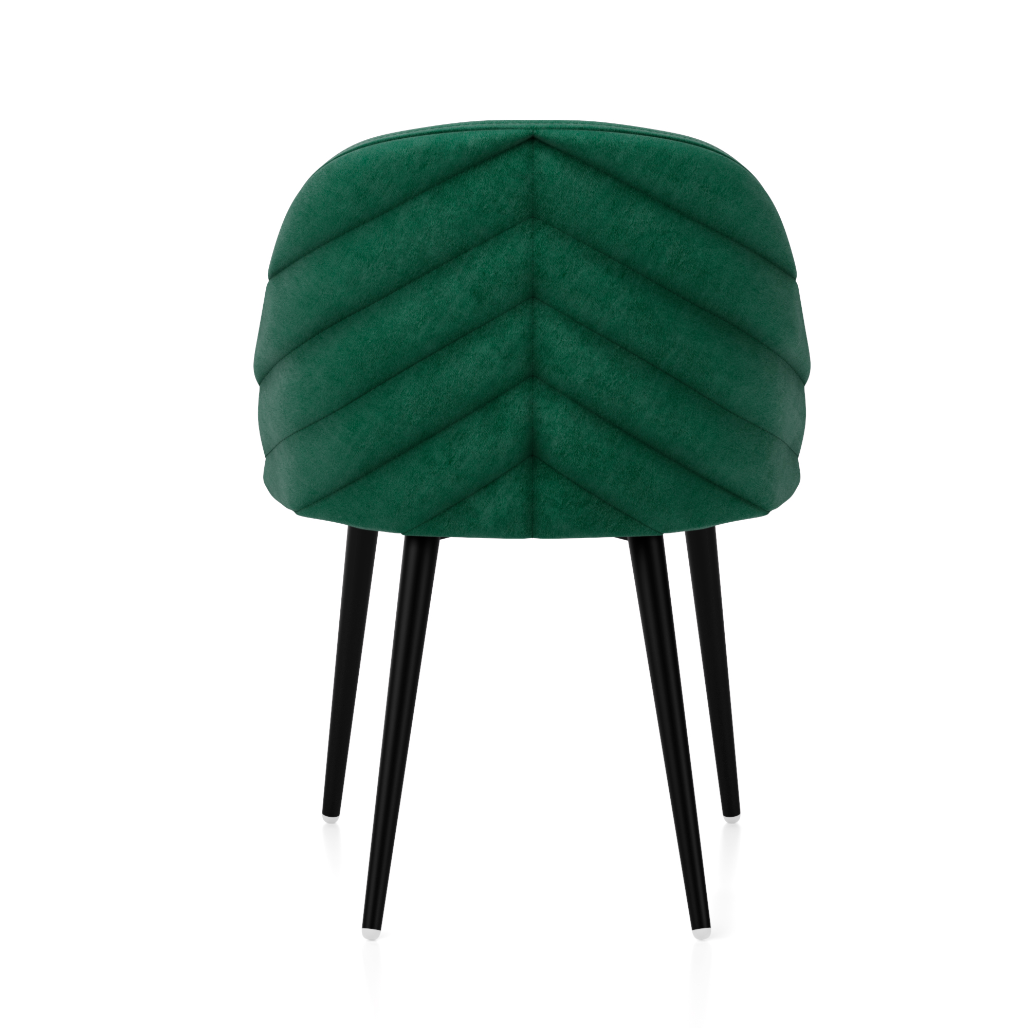 Кресло Лиана велюр металлокаркас (каркас черный тк. коллекции Happy зелёная 697)