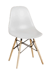 Стул Y-971 (ноги бук / белый пластик) Стул Y-971 (ноги бук / белый пластик)