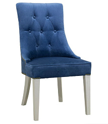 Стул Давос (тон 004 - Светлый дуб с черной патиной; Ткань PRIMA navy) Стул Давос (тон 004 - Светлый дуб с черной патиной; Ткань PRIMA navy)