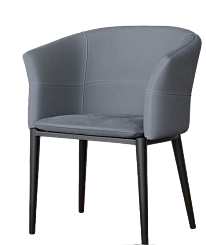 Стул DC-2289 (каркас черный тк.серый/ Velvet HLR-20)